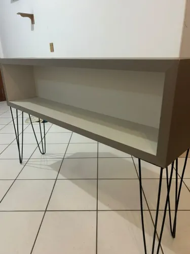 Rack para TV e Sala - Cor Off-white