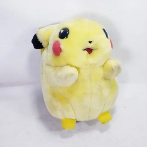 Antigo Boneco Vídeo Game em pelúcia Oficial Nintendo Pokemon Pikachu Eletônico