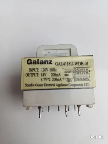 Transformador da placa Frontal do microondas Cônsul e outras marcas