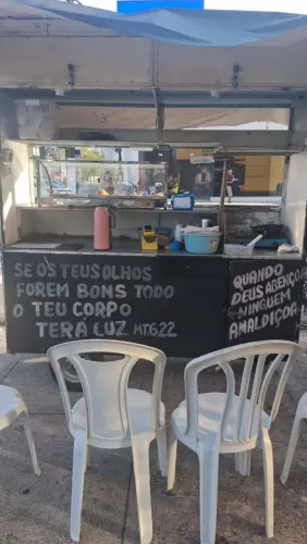 Carrinho de lanche todo equipado
