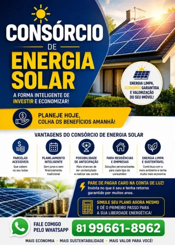Consórcio de energia solar