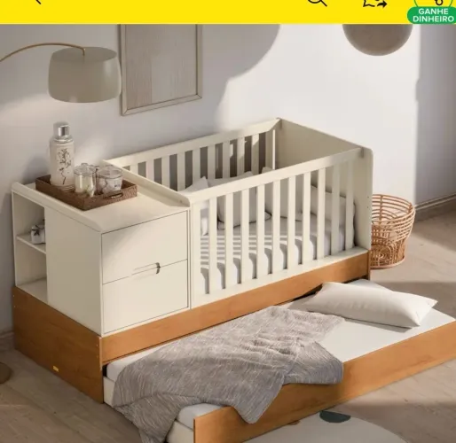 Cama com trocador