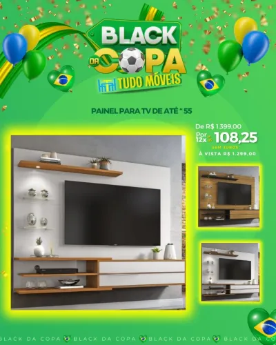 Painel home para tv até 60"