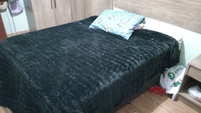 Cama baú com colchão completa