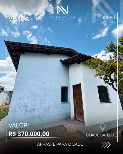 CASA À VENDA - CIDADE SATÉLITE