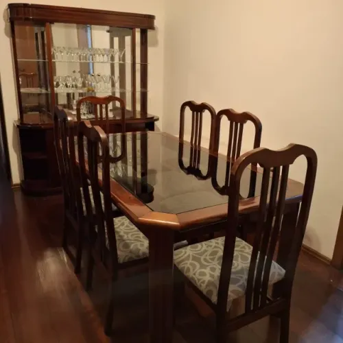 Mesa de jantar em mogno (super oportunidade)