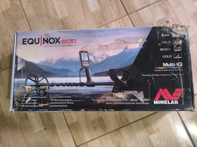 Vendo esse detector de metal equinox 800