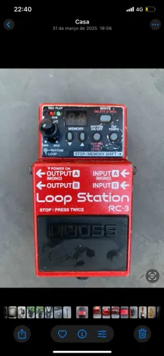 Pedal Loop Station Boss RC-3