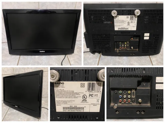 TV LCD Sanyo 19? HDMI VGA - Excelente - Ideal para Quarto, Cozinha ou Monitor