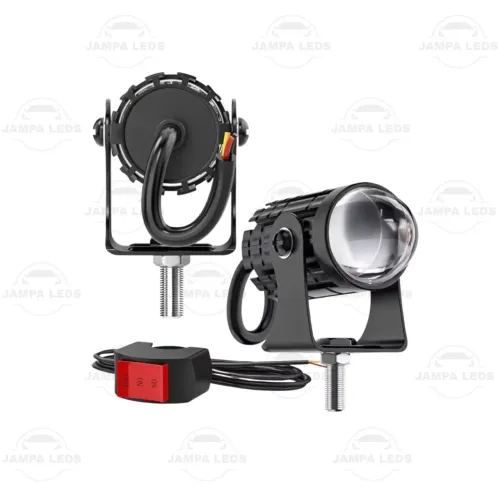 Farol auxiliar potente de moto