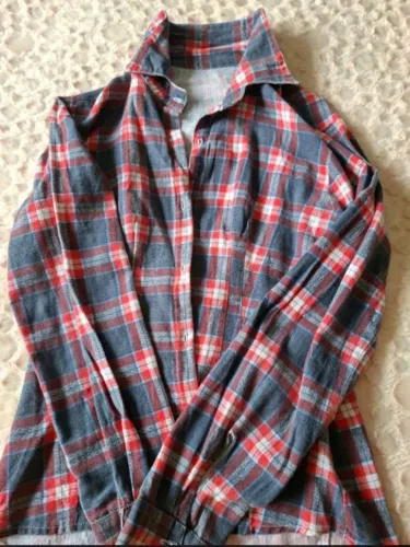 Camisa xadrez masculina M, nova