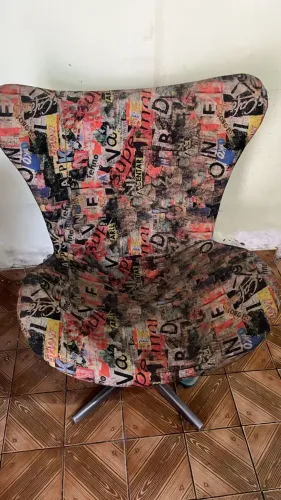 Cadeira estampada
