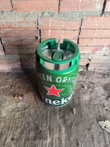 LATÃO 5 LITROS HEINEKEN VAZIO