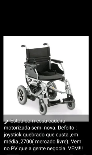 Cadeira de rodas motorizada