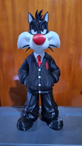 Boneco Frajola Estilo Urbano 50cm - Action Figure 3d Luxo