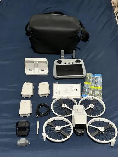 Combo Dji Flip Fly More DJI Rc 2 Cor cinza