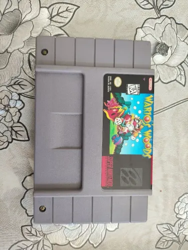 Jogo cartucho warios Woods super Nintendo original