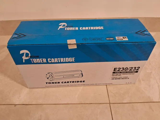 Cartucho de toner novo Lexmark E 230/232