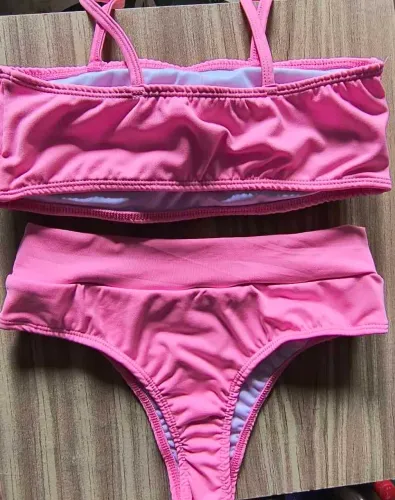 Biquíni top rosa chiclete M