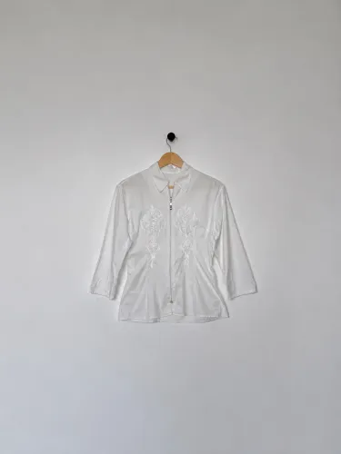 Blusa Manga Longa Acinturada