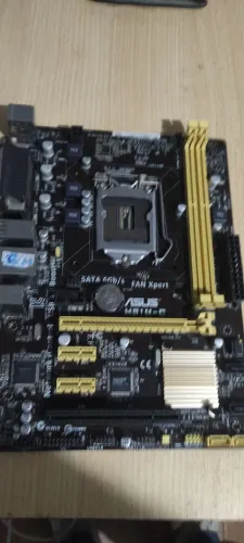 Placa mãe Asus H81M-k, vídeo VGA e DVI, 1150, suporta até 16gb ddr3