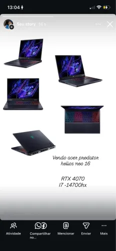 Acer predator helios neo 16