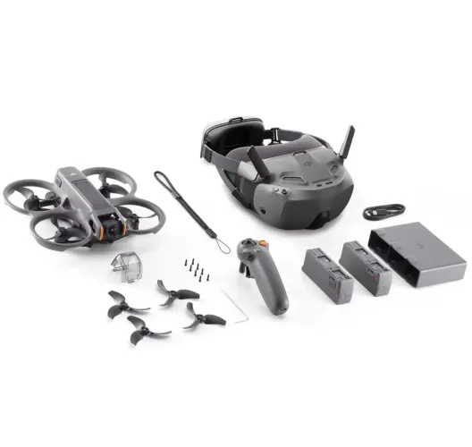 Drone Dji Avata 2 Fpv Fly More Combo 3x Baterias Cor Cinza DJI049