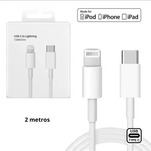 Cabo Para iPhone Com 2 Metros Mini