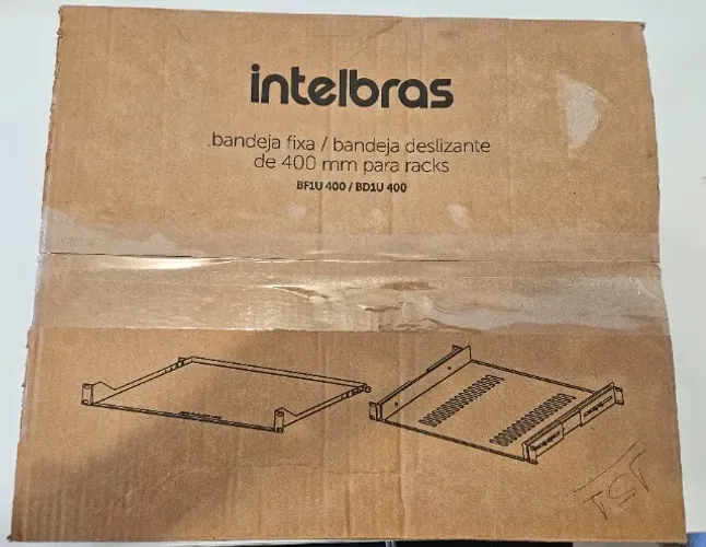 Bandeja Deslizante Rack Intelbras BD1U 400