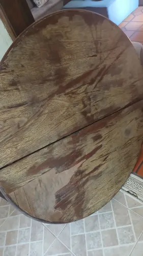 Mesa elástica de Madeira antiga