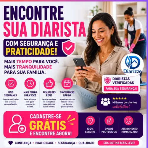 ? Encontrar Uma Diarista De Confiança Não Precisa Ser Difícil