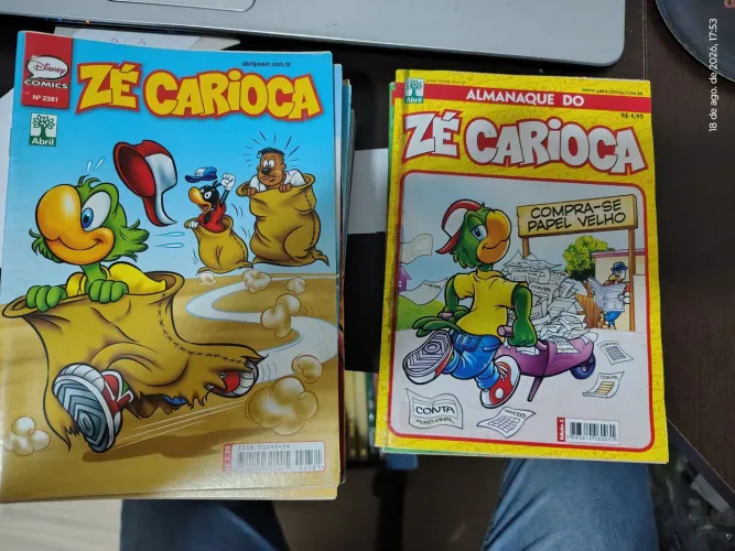 Lote com 28 gibis do Zé Carioca, Disney