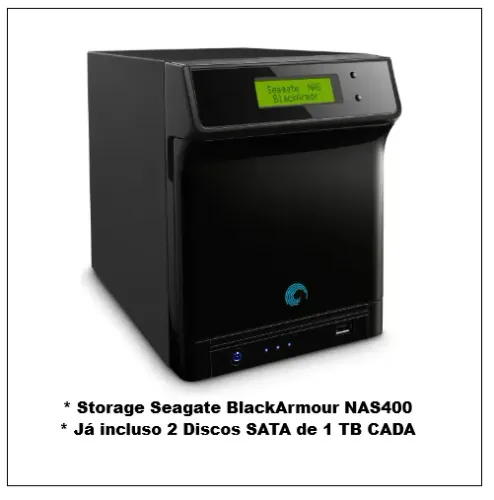Storage Armazenamento - Seagate BlackArmor NAS400