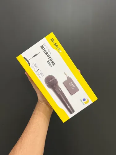 Microfone Profissional 2 em 1 B- Max