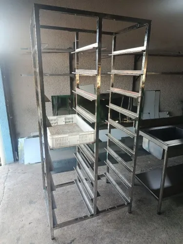Armário inox esqueleto/camara fria/ açougue