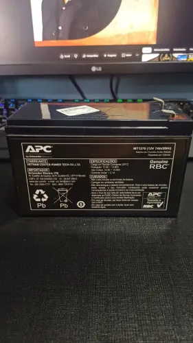 Bateria Selada Para Nobreak APC MT1270 12V 7Ah Original RBC (Usada)