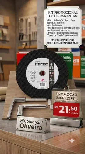 Disco de Corte T41 Carbo Force 254 x 3,2 x 19,05 mm (novo na loja)