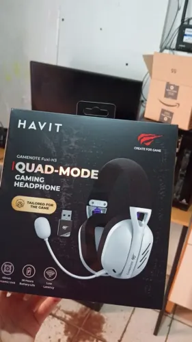 Headset gamer sem fio Havit H3