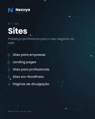 CRIAÇÃO DE SITES PROFISSIONAIS PARA SEU NEGÓCIO | NEXVYA DIGITAL