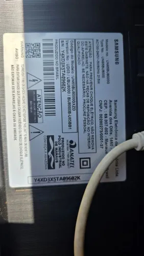 Tv samsung un65bu - para retirada de peças