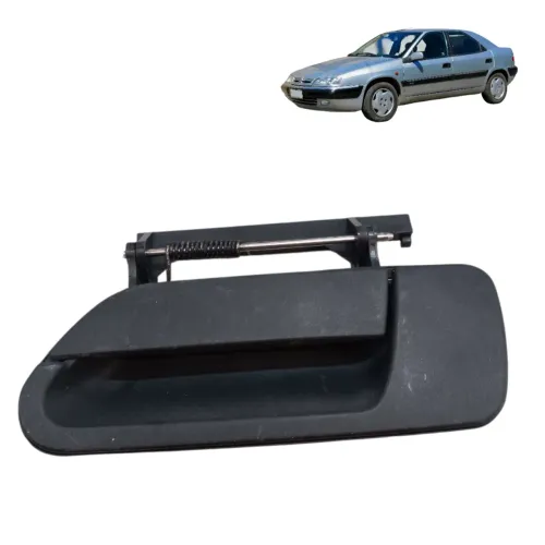 Macaneta Externa Traseira Lado Esquerdo Xantia 1995 Preto Traseira