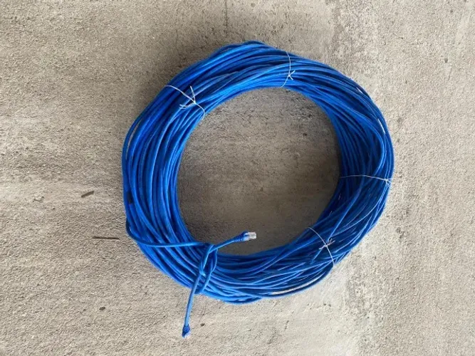 Cabo De Rede Cat6 Rolo 90 Metros 90m Ethernet Lan Giga Rj45