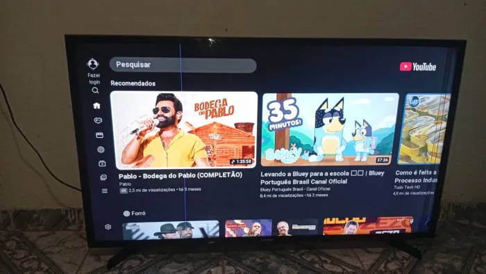 Tv 40 polegadas Smartsamsung Com 1 linha 