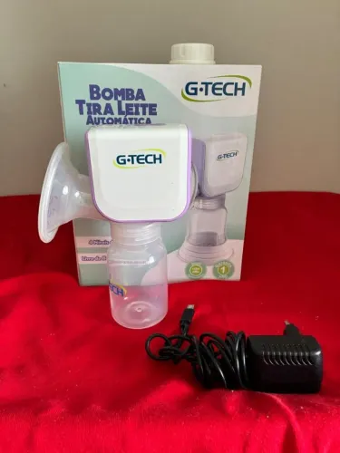 Tira leite eletrônico + mamadeira pequena 