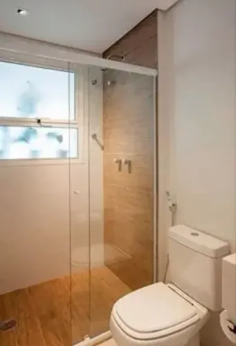 Box de vidro para banheiro 1,90 x 1,20 cm 8 mm Branco