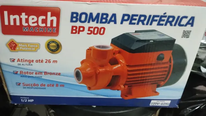 Bomba Intech machine 220v 1/2HP