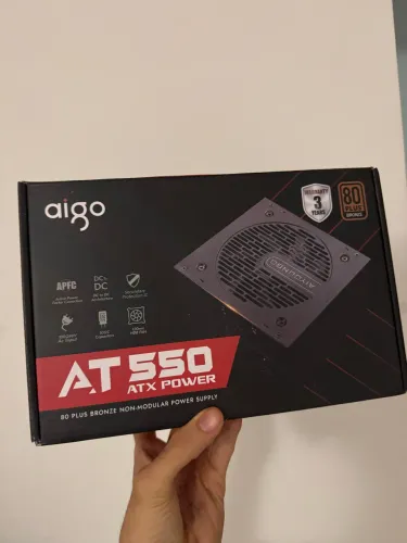 Fonte Aigo 550w 80 Plus Bronze