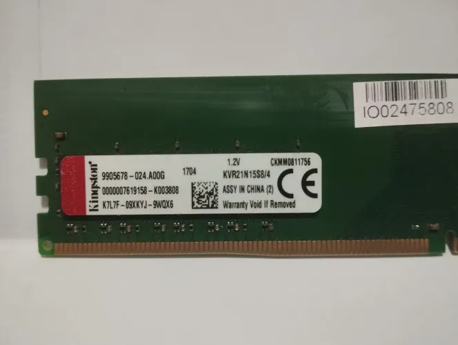 Memória Kingston DDR4 4gb