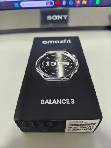Amazfit Balance 3 novo, caixa lacrada