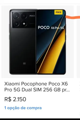 Celular x6 pro semi-novo pra vender logo 